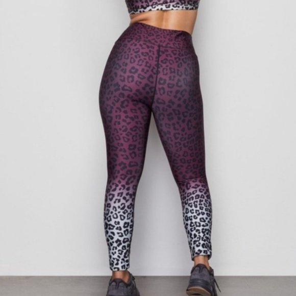 NWT Good American Leopard Ombre Leggings - Picture 2 of 6